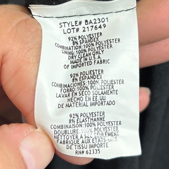 Betsy Adam Black Halter Neck Ruffle Tiered Formal Evening Gown Sz 16 Prom Dance - Picture 6 of 8